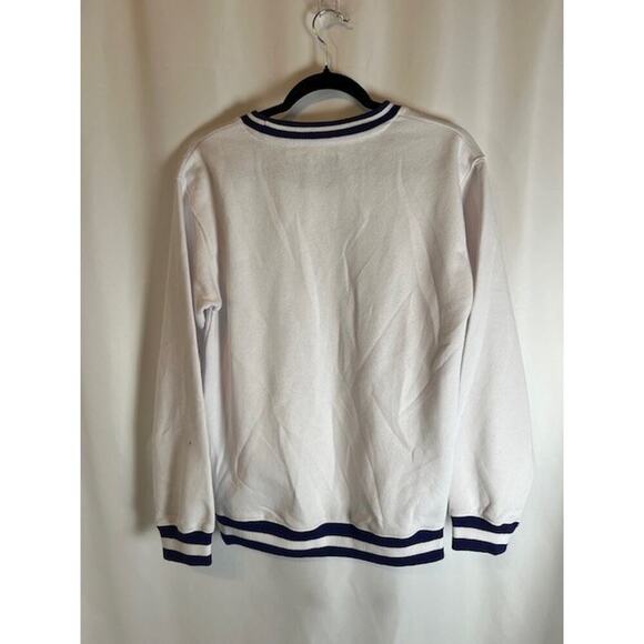 NWT Nordstrom TFALF1322 Peanuts Soccer Club Crewneck Sweatshirt Unisex S White - Picture 3 of 7